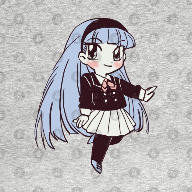 I draw chibi Umi Ryuuzaki / magic knight rayearth by mudwizard